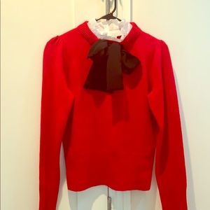 Sandro Lezard sweater in red